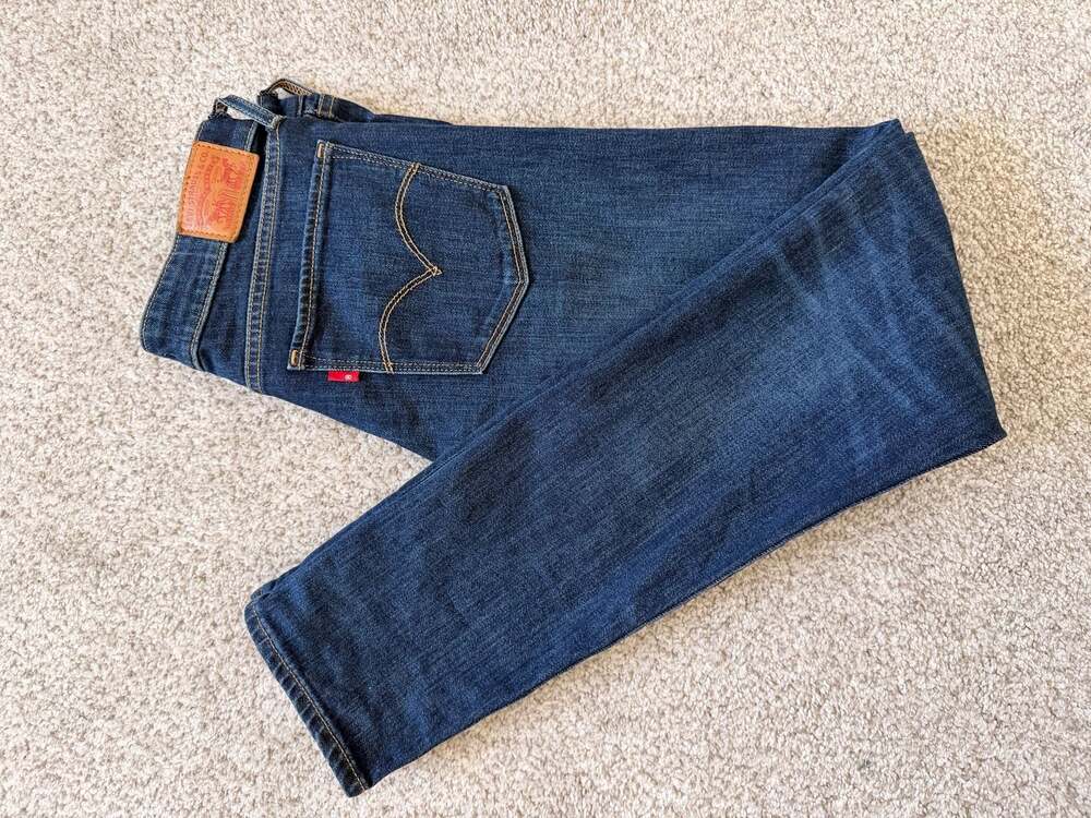 Levi's 711 Skinny Premium Selvedge Denim Jeans Size 29